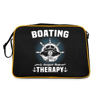 Bateau de thérapie de capitaine - Sac Retro - noir/or - Dos