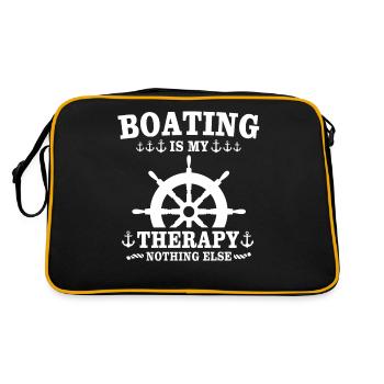 Bateau de thérapie de capitaine - Sac Retro - noir/or - Dos