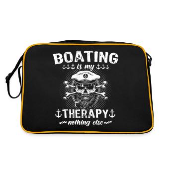 Bateau de thérapie de capitaine - Sac Retro - noir/or - Dos