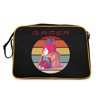 Jeux vidéo drôles Jeux Retro Gamer Console Jeux et GA - Sac Retro - noir/or - Dos