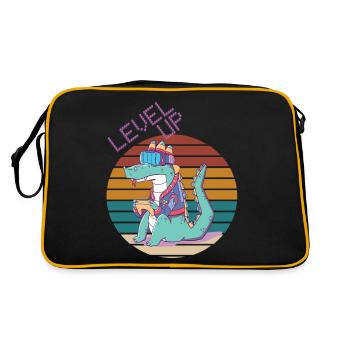 Niveau supérieur Gamer Retro Jeux vidéo Retro Gaming Croc - Sac Retro - noir/or - Dos