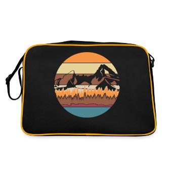 Watzmann Randonnée Rétro Massif du Watzmann - Sac Retro - noir/or - Dos