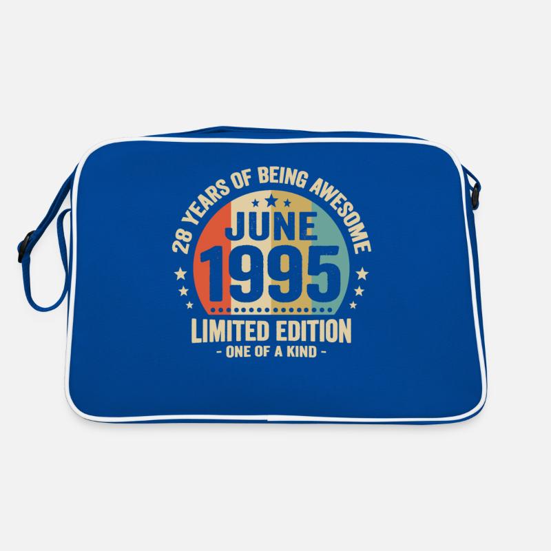 Juni 1995 28-jähriges Jubiläum Vintage-Geschenkidee Retro Tasche