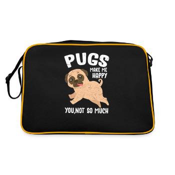 Carlin - Sac Retro - noir/or - Dos