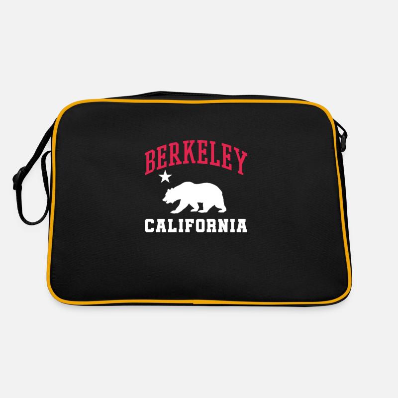 Berkeley - Retro Bag - black/gold