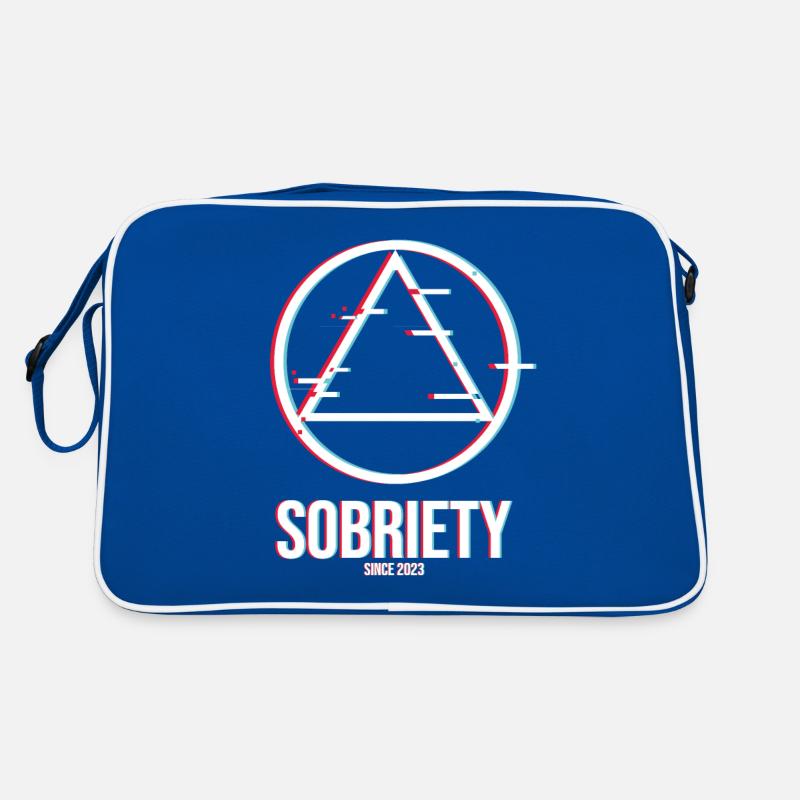 alcoholics AA anonymous sobriety sober since 2023 Retro Bag