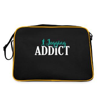 Jogging addict Fitness Sport Running - Sac Retro - noir/or - Dos