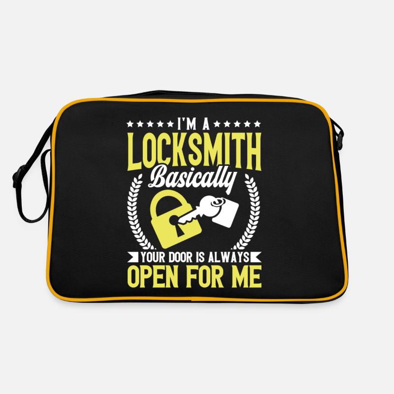 Locksmith Lock Picking Employee Locksmith Retro Bag