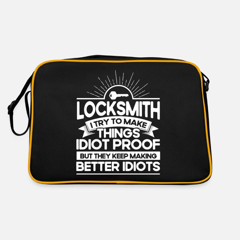 Locksmith Lock Picking Employee Locksmith Retro Bag