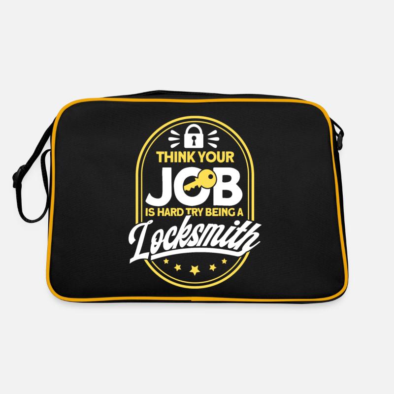 Locksmith Lock Picking Employee Locksmith Retro Bag