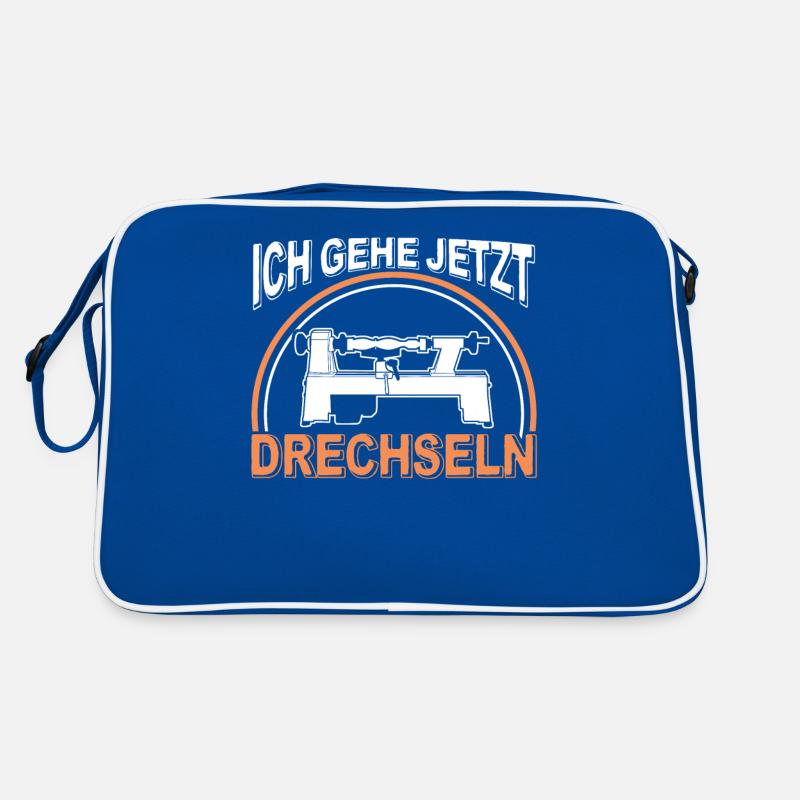 Drechsler Ich gehe Drechseln Retro Tasche