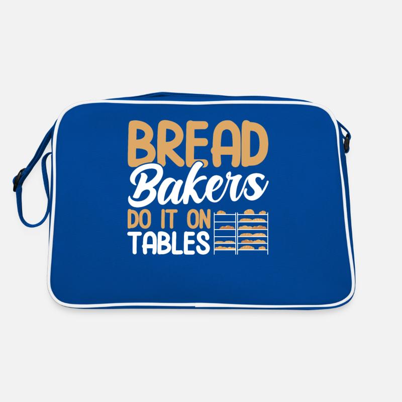 Brotbacken Geschenk Bäckerei Zitat Bäcker Retro Tasche