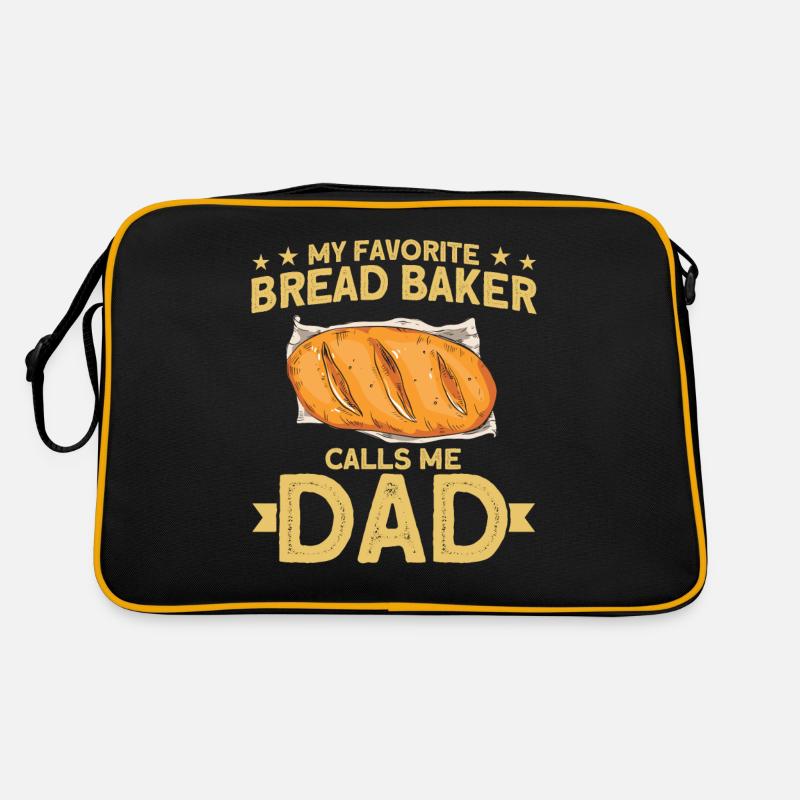 Brotbacken Geschenk Bäckerei Zitat Bäcker Retro Tasche