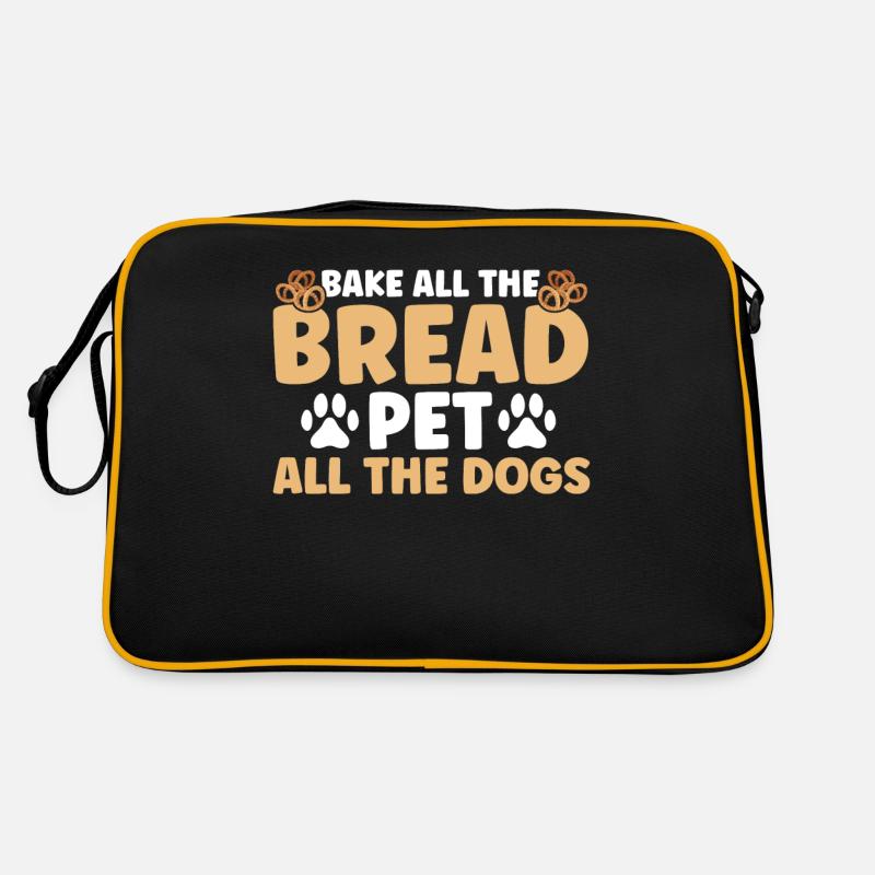 Brotbacken Geschenk Bäckerei Zitat Bäcker Retro Tasche