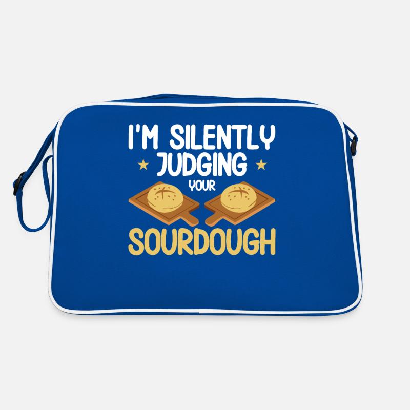 Brotbacken Geschenk Bäckerei Zitat Bäcker Retro Tasche