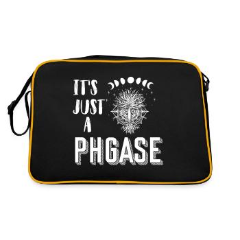 Phase Lunaire Phase Lunaire Soleil Lunes Arbre de la - Sac Retro - noir/or - Dos