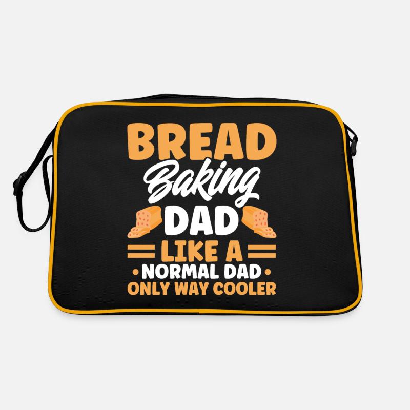 Brotbacken Geschenk Bäckerei Zitat Bäcker Retro Tasche