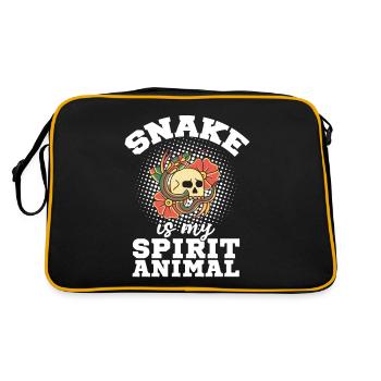 Animal Serpent Serpents Venimeux Serpents - Sac Retro - noir/or - Dos