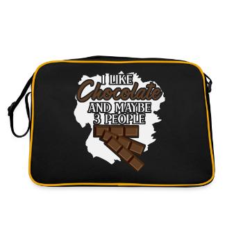 Jogue au chocolat Chocolat au lait - Sac Retro - noir/or - Dos