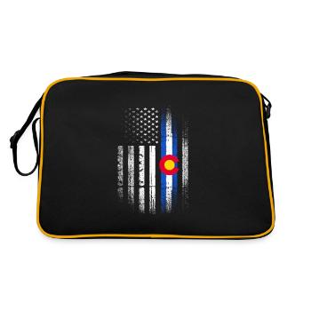 Colorado - Retro Bag - black/gold - Back