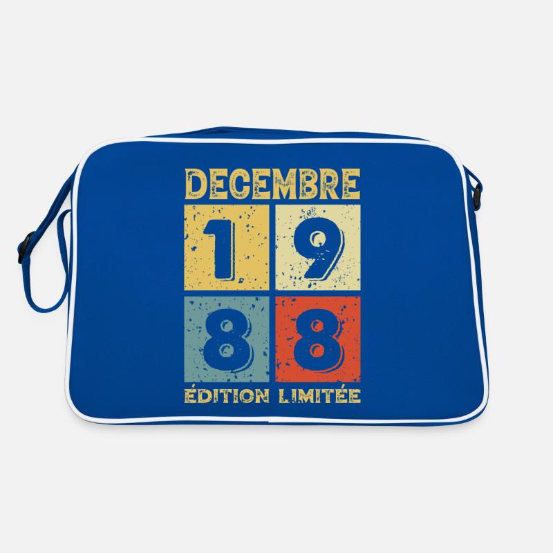 Anniversaire Vintage Idée Cadeau Décembre 1988 Sac Retro