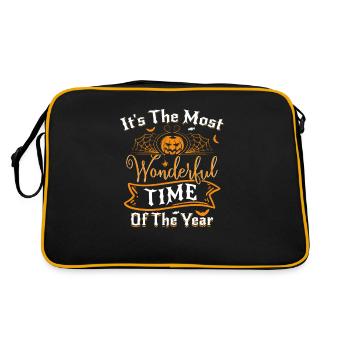 It's The Most Wonderful Time Of The Year Halloween - Retro Bag - black/gold - Back