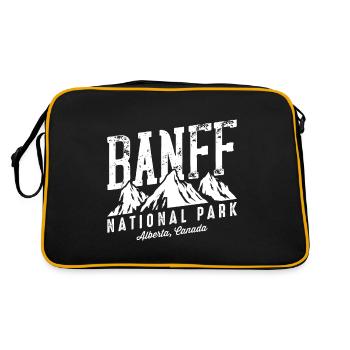 Randonnées Canada Parc national Banff Souvenir Alb - Sac Retro - noir/or - Dos