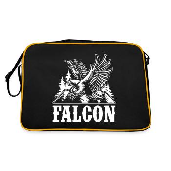 Fauconnerie Faucons Faucons Oiseaux de proie - Sac Retro - noir/or - Dos