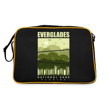 Parc national des Everglades de Floride Souvenir Wanderkr - Sac Retro - noir/or - Dos