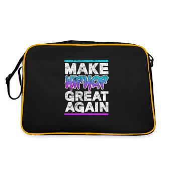 Hip-hop - Sac Retro - noir/or - Dos