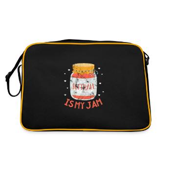 Softball - Retro Bag - black/gold - Back
