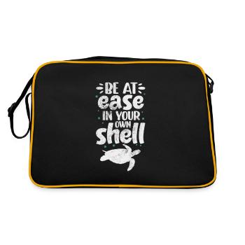 Tortue - Sac Retro - noir/or - Dos