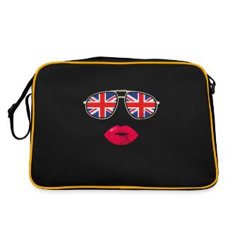 United Kingdom - Retro Bag - black/gold - Back