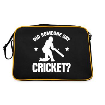 Équipe de cricket de cricket Joueurs de cricket - Sac Retro - noir/or - Dos