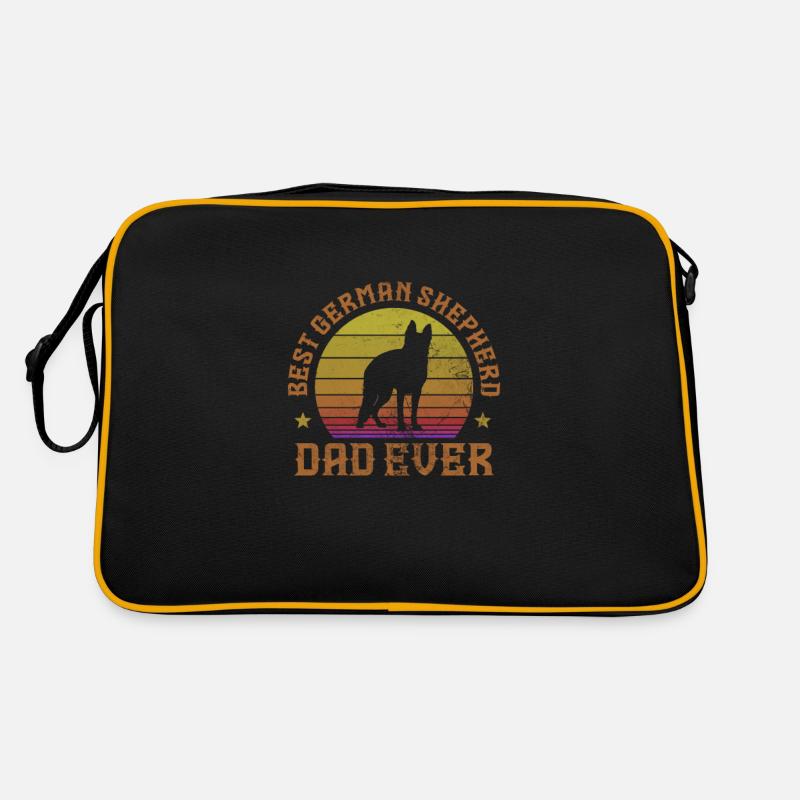 German Shepherd Father Father's Day Gift Retro Bag
