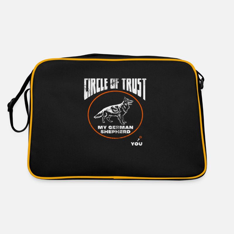 German Shepherd Dog Pet Dogs Gift Retro Bag