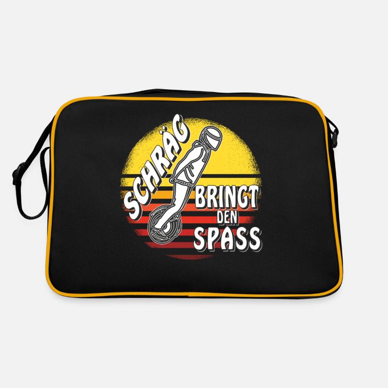 MANN EINRAD SCHRÄG BRINGT DEN SPASS Retro Tasche