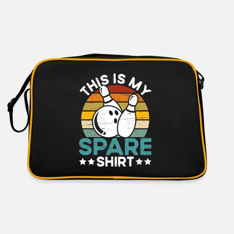This is My Spare Bowling Outfit Bowling Player Retro Bag