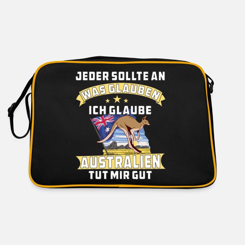 AUSTRALIEN TUT MIR GUT Retro Tasche