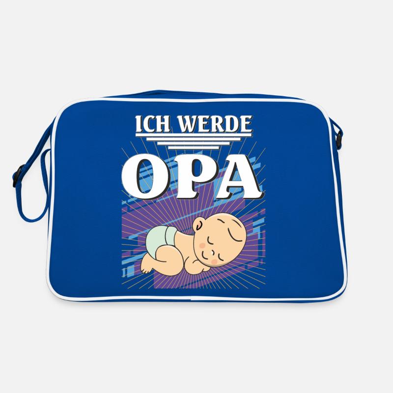 ICH WERDE OPA Retro Tasche