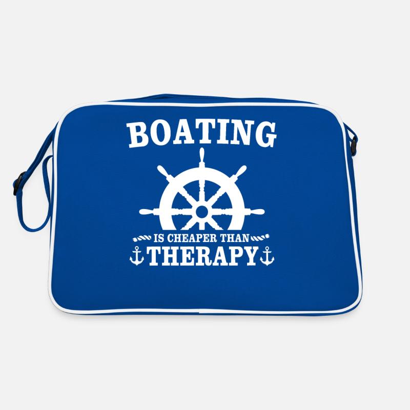 Captain Boat Sailing Ship Therapy Retro Bag