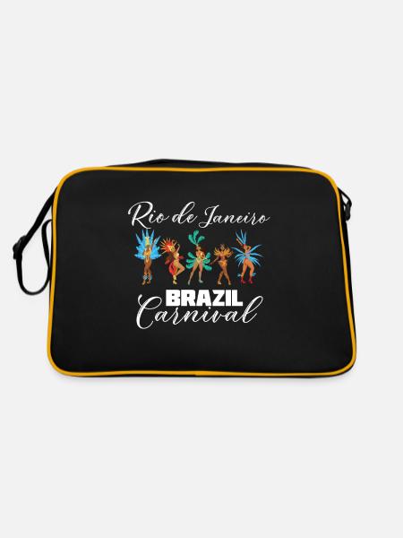 Carnaval de Rio Rio de Janeiro Célébration au Brésil - Sac Retro - noir/or - Dos
