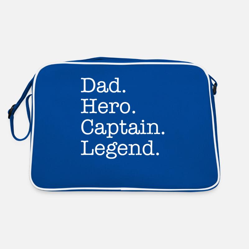 Dad Captain Humor Gift Marine Retro Bag