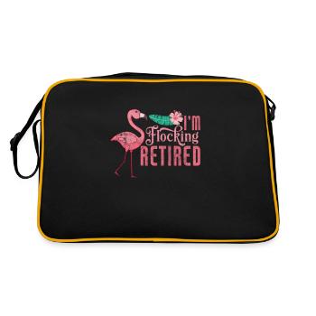Retirement - Retro Bag - black/gold - Back