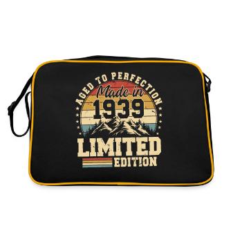Aged to perfection Made in 1939 - Retro Bag - black/gold - Back