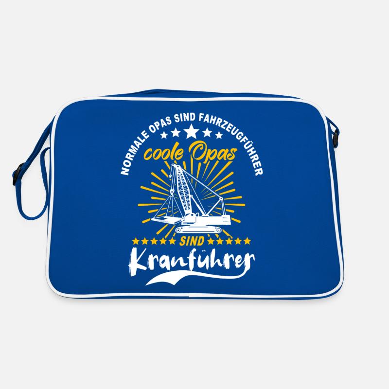 Kranfahrer Opa Kranführer Opas Retro Tasche