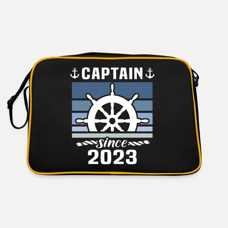 Captain 2023 boat license boat Retro Bag