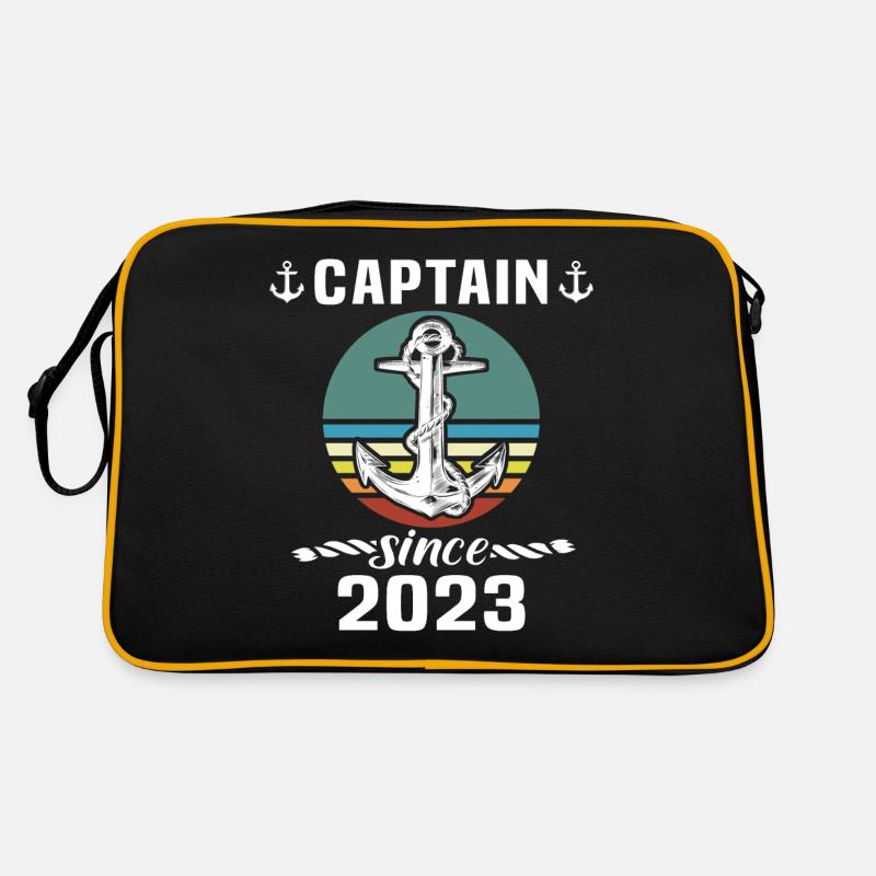 Capitaine 2023 bateau titulaire d’un permis bateau Sac Retro