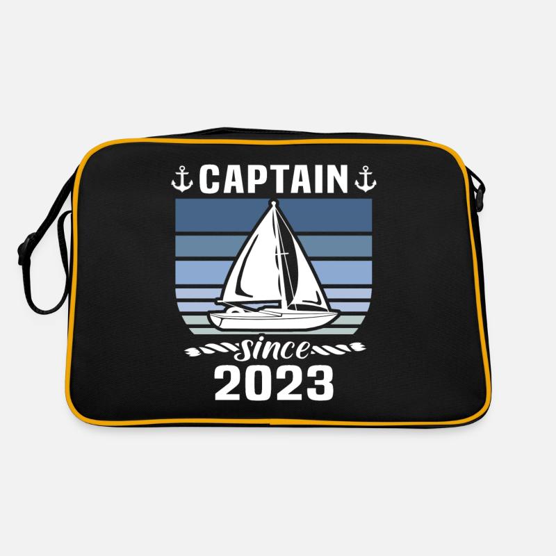 Captain 2023 boat license boat Retro Bag