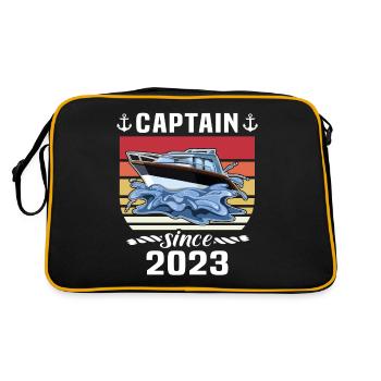 Capitaine 2023 bateau titulaire d’un permis bateau - Sac Retro - noir/or - Dos